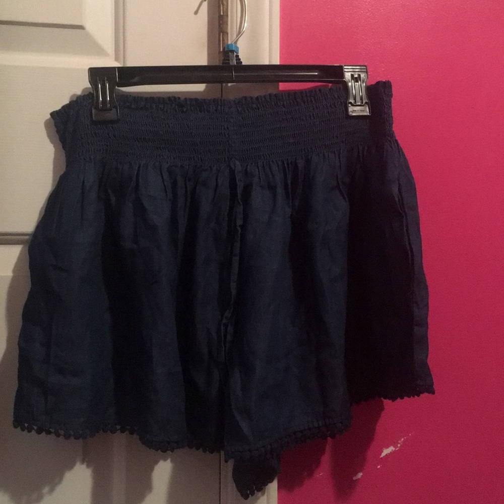 soft denim shorts